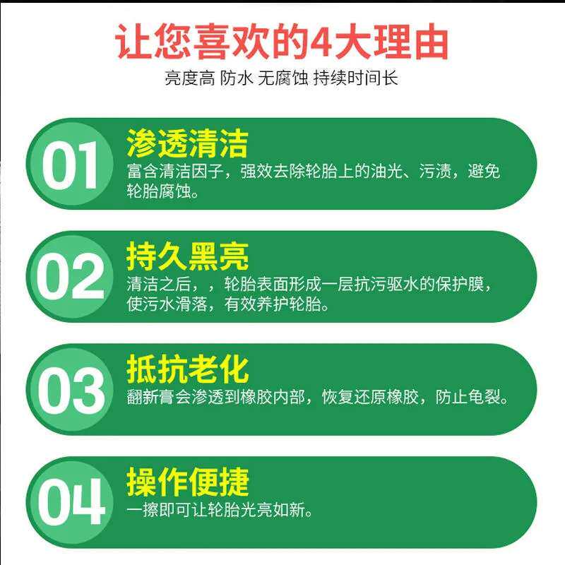 汽车轮胎膏轮胎光亮剂上光保护 镀膜膏镀膜釉防水增黑保养大桶18L