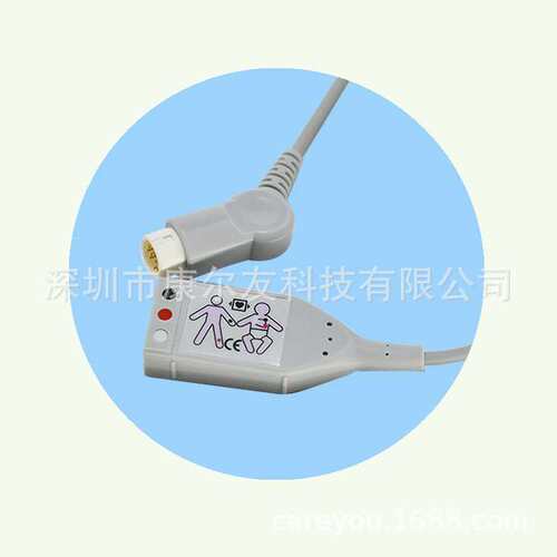 O E M 心电导联线兼容78352C 7834C 12针三导心电主电缆12导联