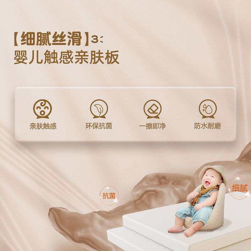 和图法式奶油风岩板沙发边几小型客厅可充电边柜移动茶几迷你茶台