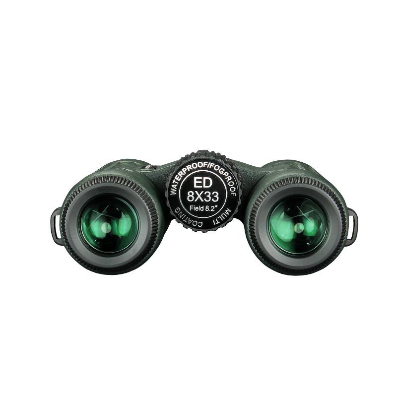 新款8X33ED双筒望远镜高清25mm大目镜充氮防水演唱会拍照望远
