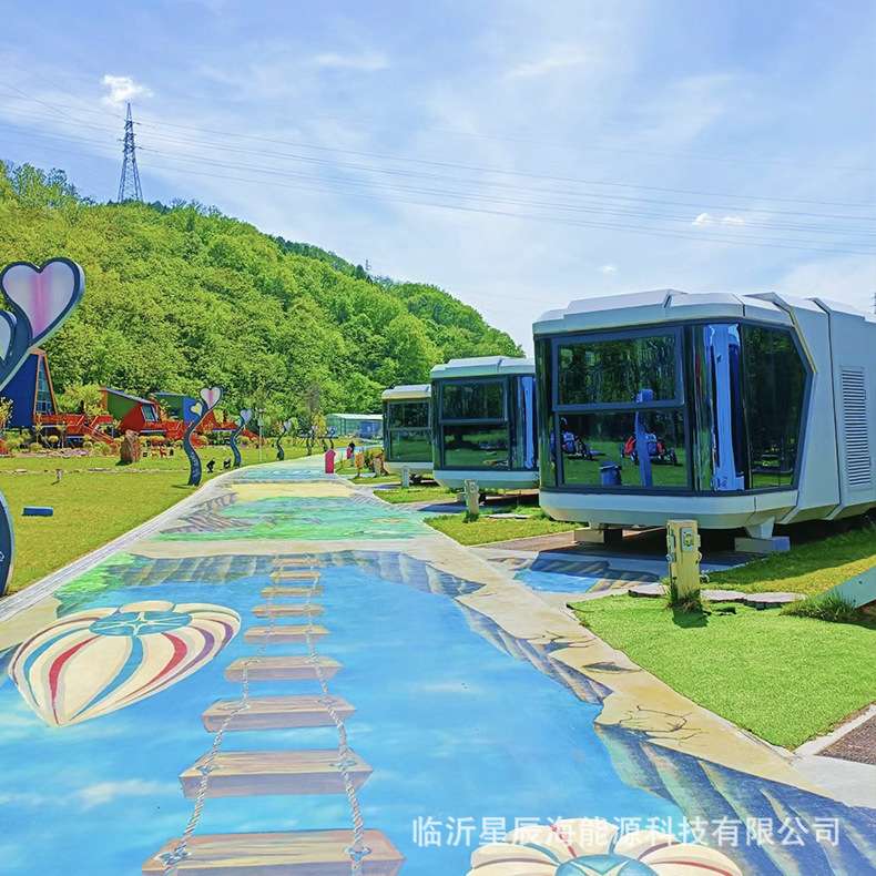 网红未来舱集成房屋世外隐居民宿房屋旅游景区民宿酒店航空铝外壳