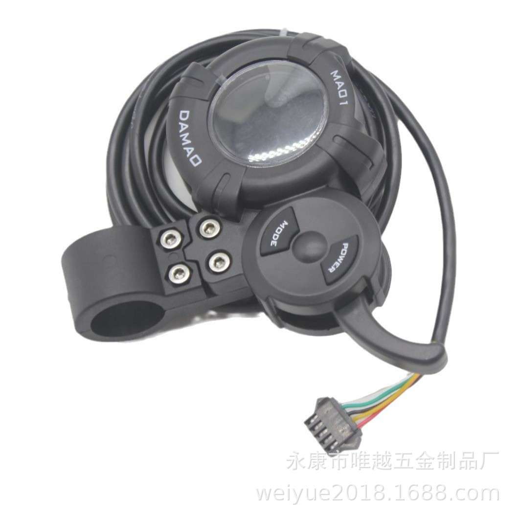 高端电动滑板车72V 50A 12管双驱控制器 damao液晶显示加速器仪表