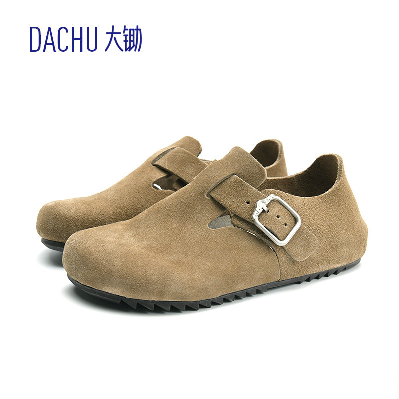 【防水】大锄DACHU勃肯鞋真软木防滑舒适橡胶底复古London博肯鞋