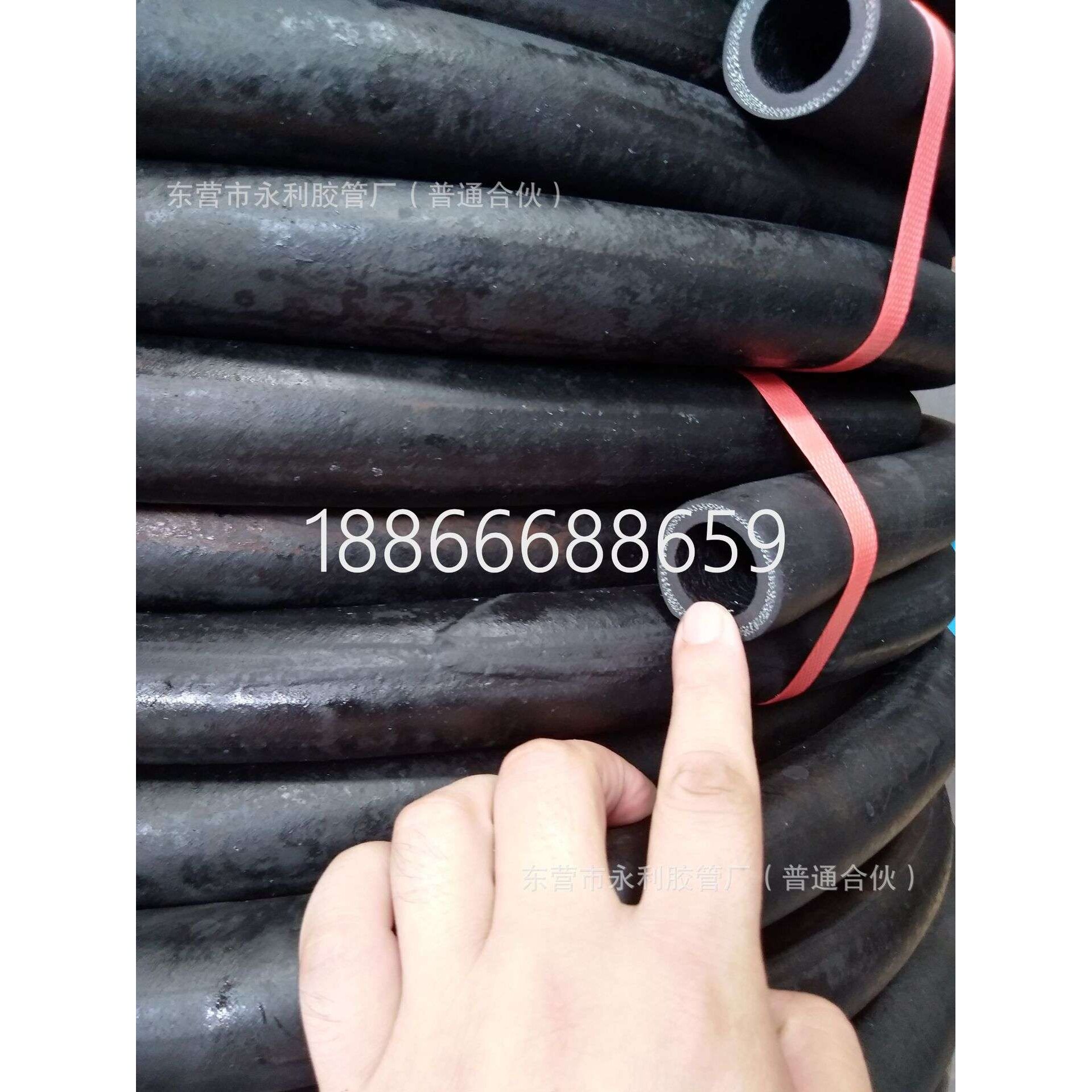 DN25-51mm光面穿线胶管输水输油 耐酸碱橡胶管