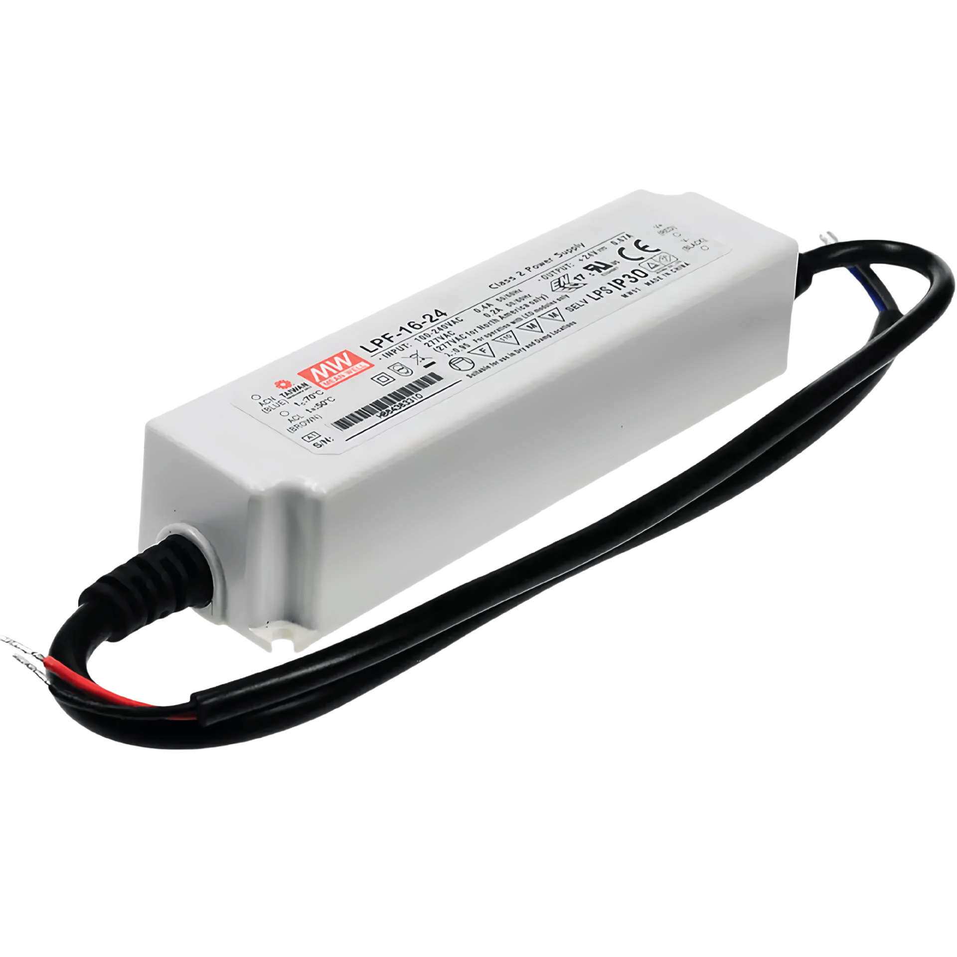 明纬电源 LPF-16-48 Class2 16W恒流型+恒压型LED驱动器