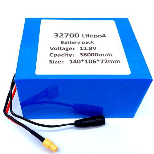 32700 Lifepo4电池组 4S3P 12.8V 38Ah 40A  平衡BMS 用于电动船