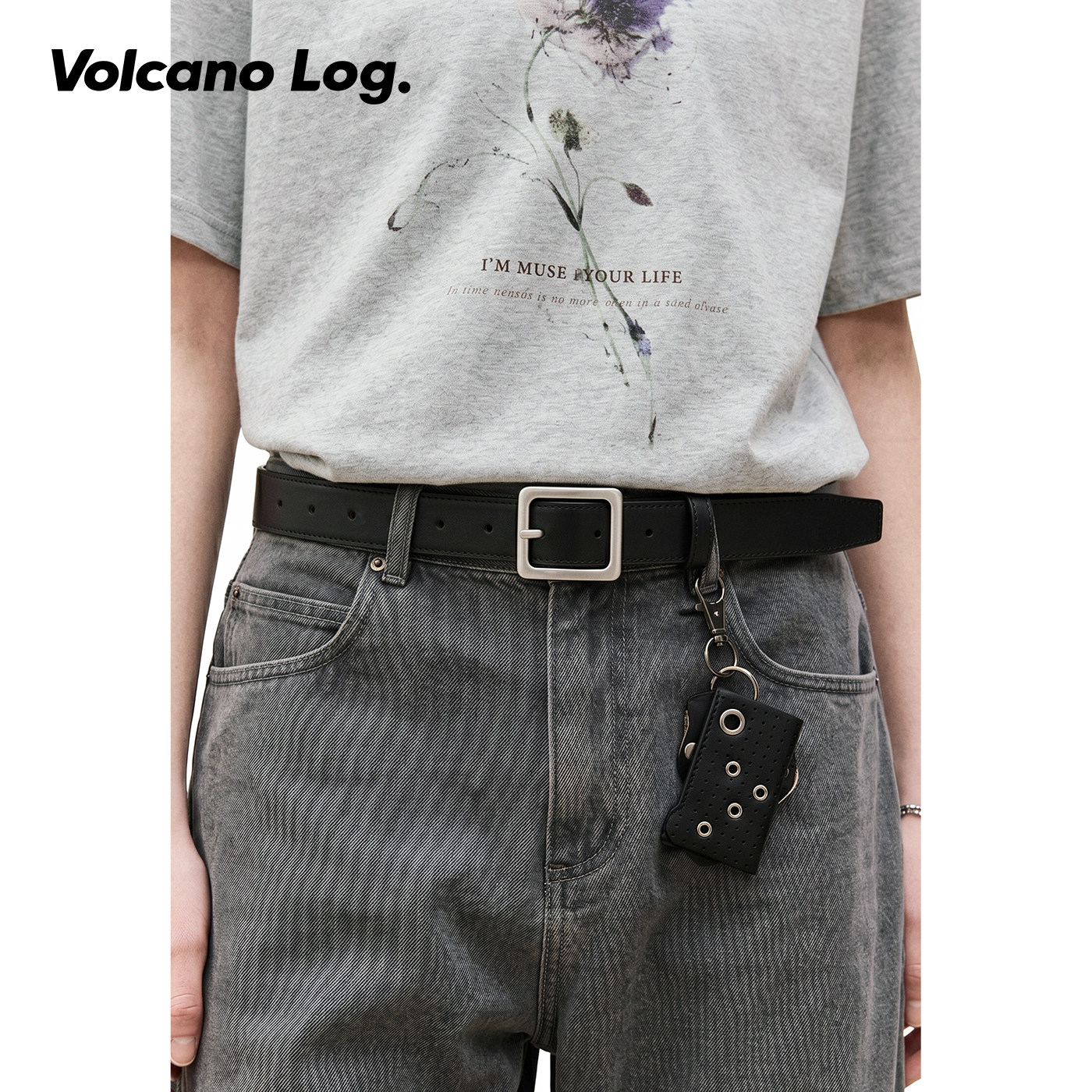【火山日志】真皮潮流中性腰带