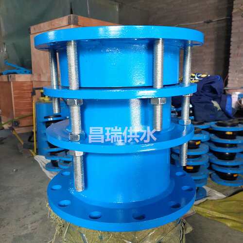 双法兰伸缩接头 DN150双法兰限位伸缩接头 钢制管道补偿接头PN10