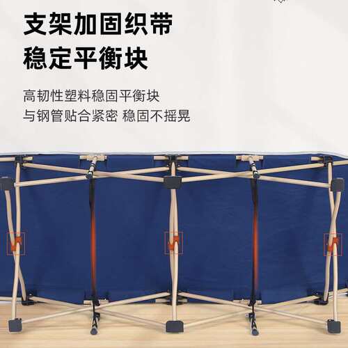 午休折叠床单人办公室十脚床户外露营折叠床陪护床便捷式午睡躺椅