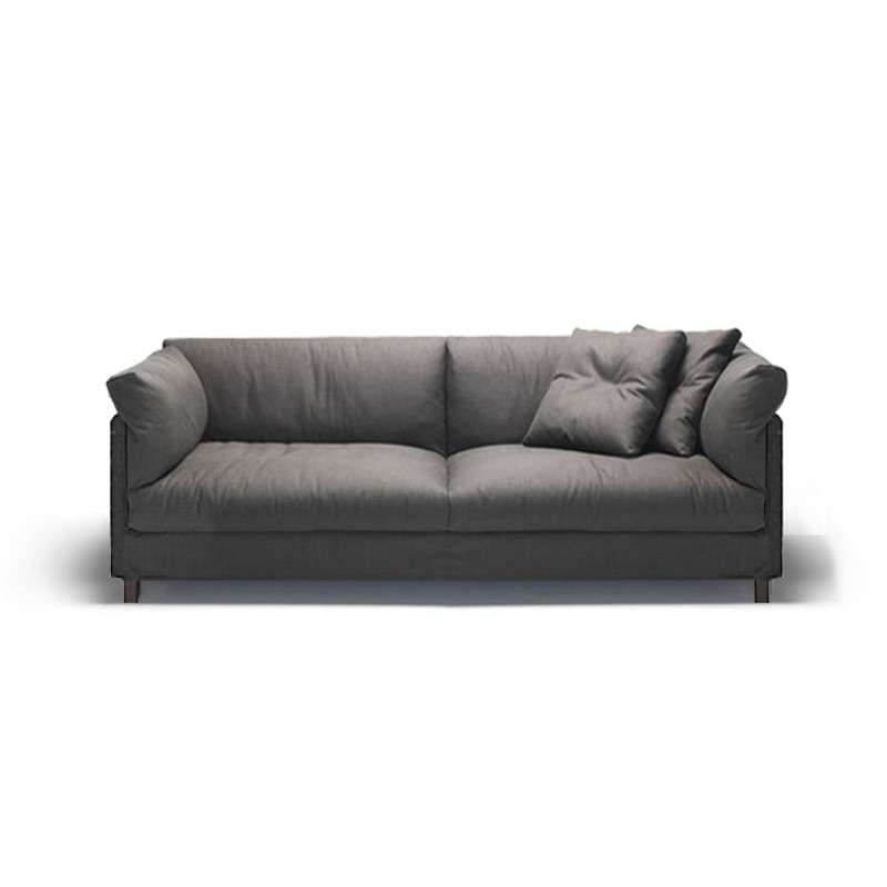 北欧乳胶布艺沙发现代简约中小户型客厅沙发组合羽绒创意家具sofa