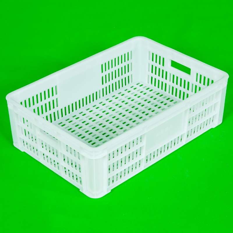 长方形水果塑料筐工业用镂空周转筐塑料匡子海鲜冷冻龙虾蔬菜胶框