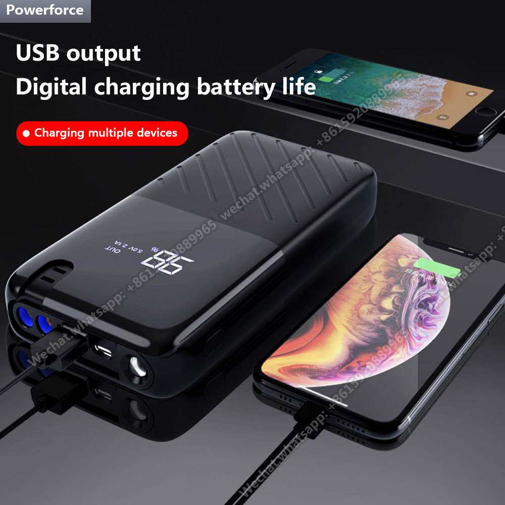 多年厚汽车应急启动电源12V 车载电瓶充电备用搭电宝紧急打火神器