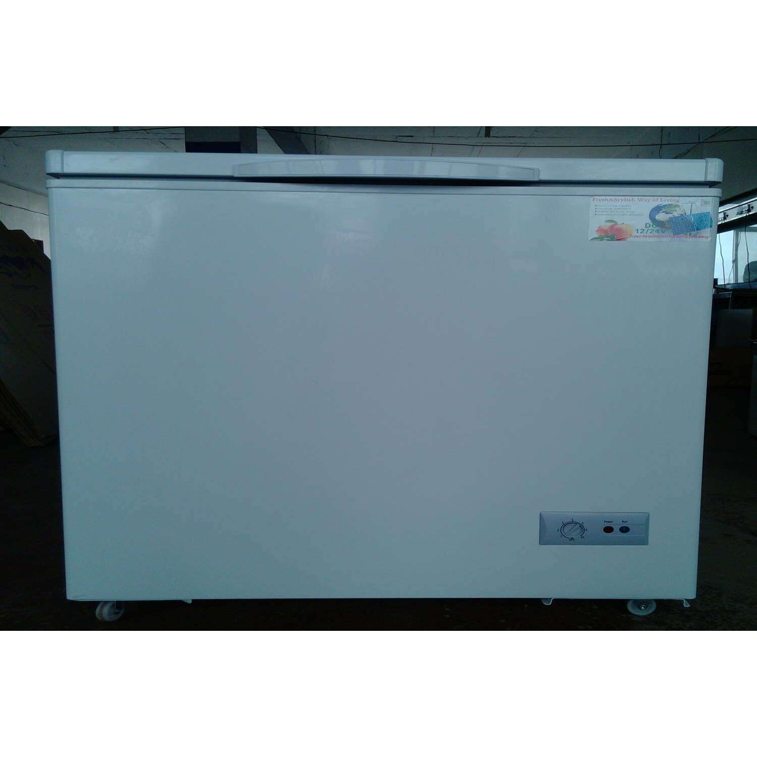 美利乐315升太阳能直流车载压缩机冰箱车载冰柜BD-315家用商用