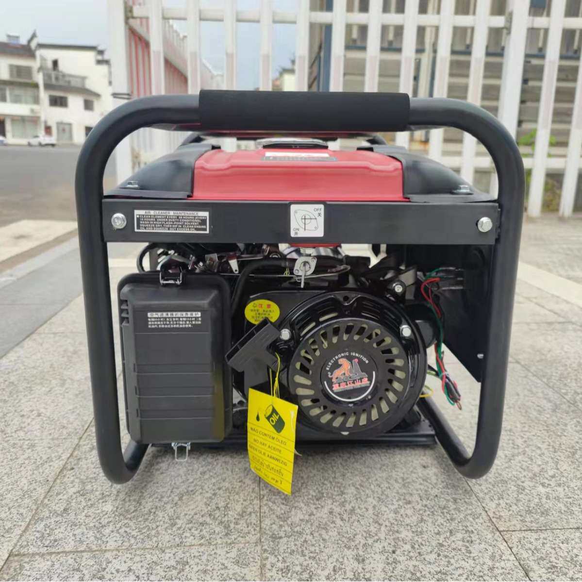 2/3KW汽油发电机电启动手起动外贸 应急发电工地施工家庭备用