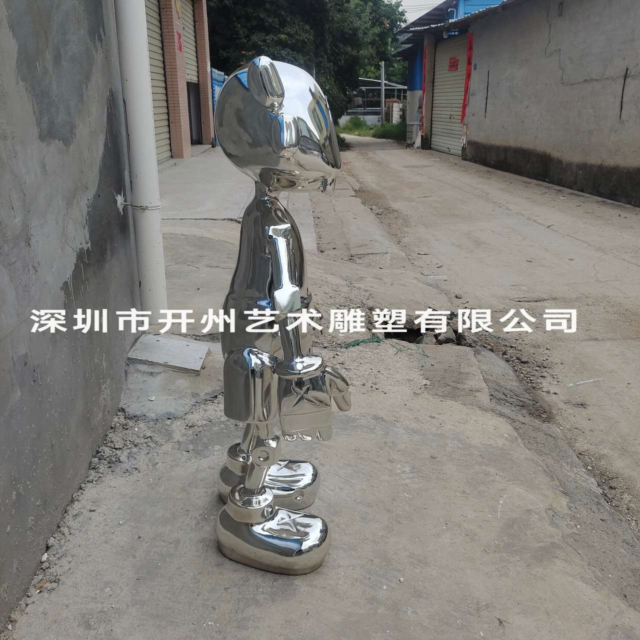 酒店大堂玻璃钢雕塑抽象现代售楼处过道装饰电镀网红艺术品大摆件
