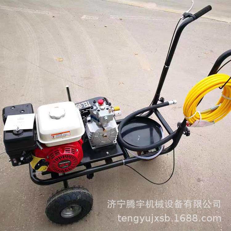 供应汽油手推式划线机路面小型划线机道路标线划线机冷喷划线机