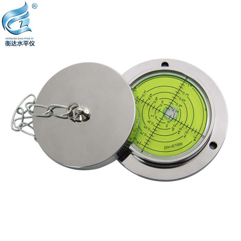 不锈钢带保护盖水平仪8015高精度水准仪水准泡吊车支腿水平气泡