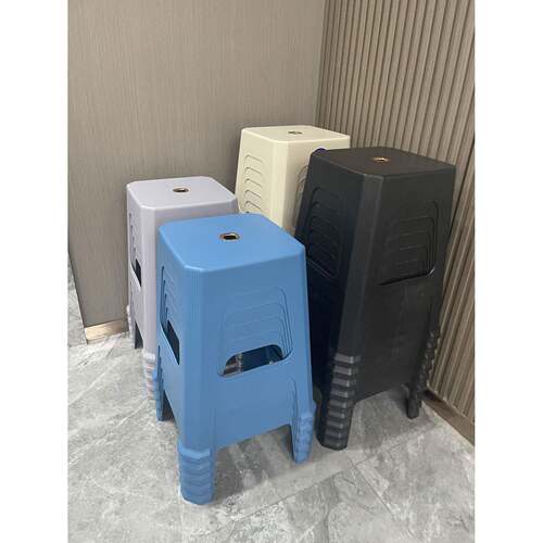 胶可踩风成人脚凳成人加厚中式备用叠放奶油北欧家居板凳塑料凳子