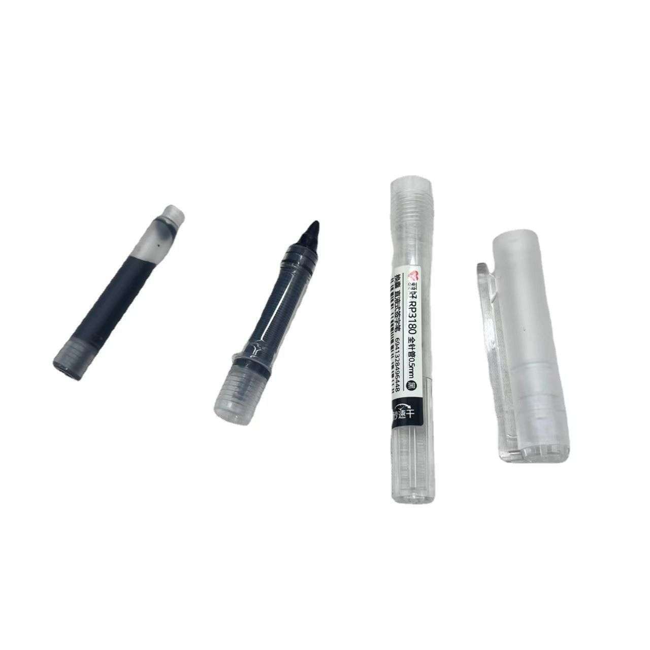 爱好文具RP3180可换囊水性笔展示架学生0.5全针管黑色签字笔