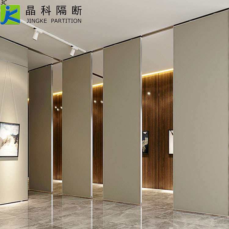 广州展览馆画展装饰移动展板隔断 艺术书画吊轨折叠推拉活动屏风