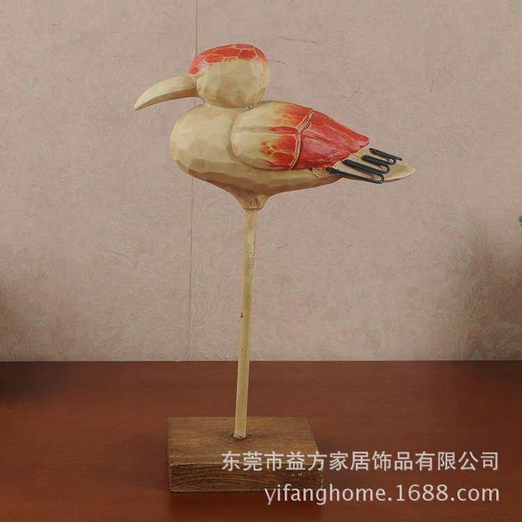 欧美田园风格 套二小鸟摆件树脂工艺品 客厅卧室摆饰 酒店装饰品