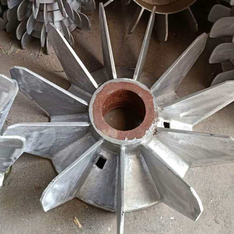厂家供应电机铝合金风叶 可调节工业轴流风叶 电机配件散热叶片