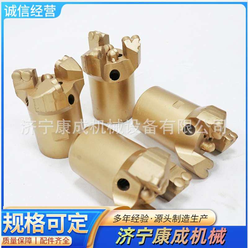 工程钻孔用三翼金刚石钻头矿用小型PDC三翼金刚石钻头花岗岩钻头