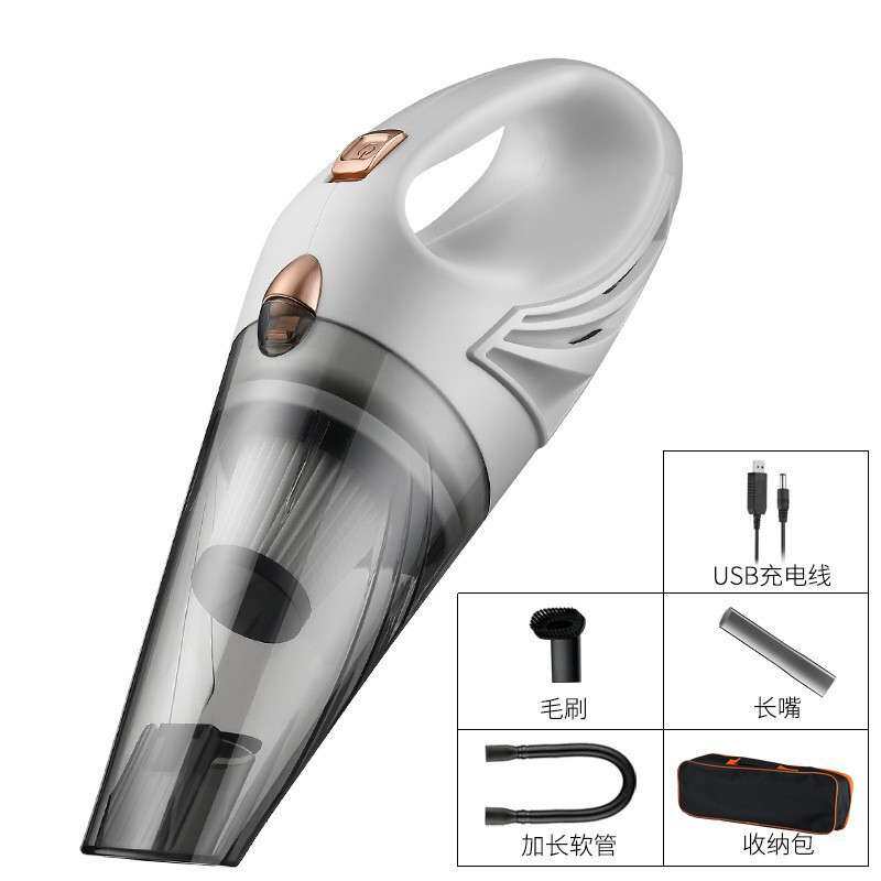 无线充电式车载吸尘器大功率车用无线吸尘器便携式手持吸尘器