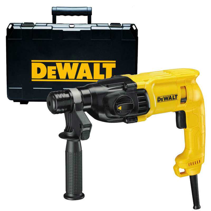 得伟(DEWALT)四坑电锤 电钻调速两用工业钻孔拆墙开槽轻型冲击钻
