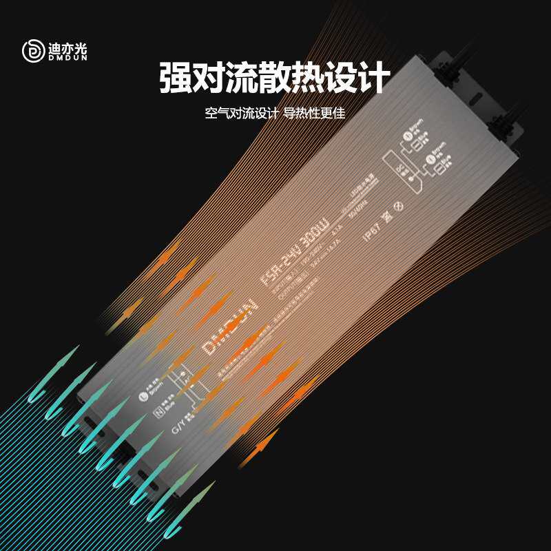 12v24v灯箱驱动电源恒压防水led60W-600W面板灯高功率防水