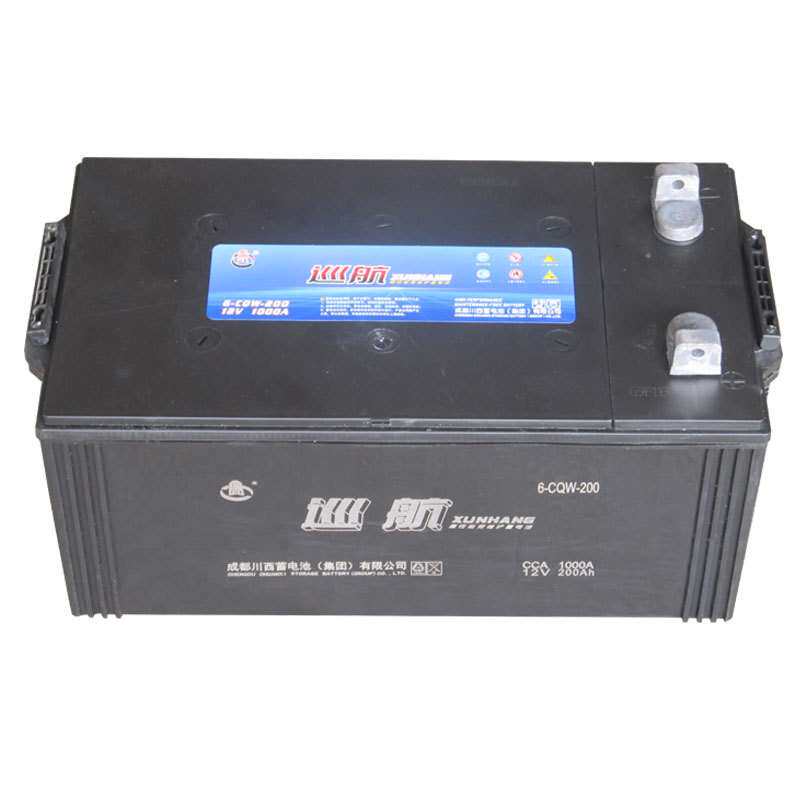 船用太阳能电瓶6-CQW-200 12V200Ah 船舶照明蓄电池 广东电池厂家