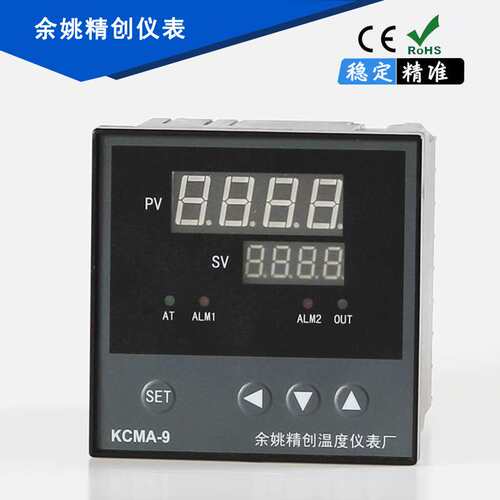 余姚精创仪表KCMF-91ARS电流4-20mA输入继电器输出带RS485温控仪