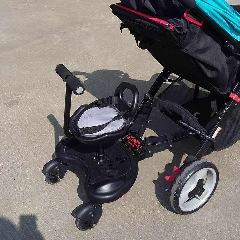 宠物推车通用踏板宝宝站立拖板车 夏季尾车  厂家直销塑胶配件