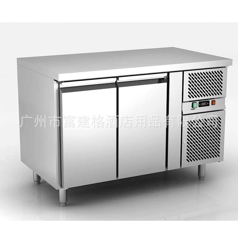 冰柜平冷柜冷藏工作台操作台冰箱商用奶茶店水吧台冷冻柜小型厨房