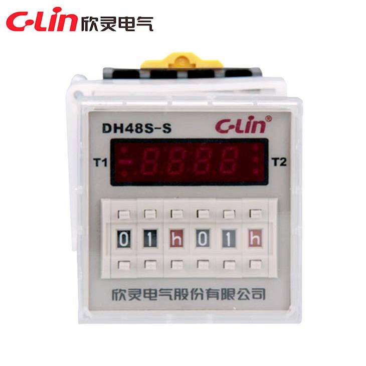 欣灵 DH48S-S 循环延时继电器 双设定 AC220V 定时器同JSS48A-S