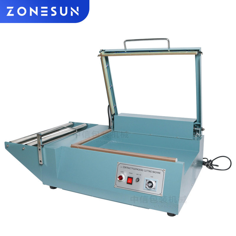 ZONESUN L型包装封口切割机 收缩膜封口机 手动塑料包装袋封切机