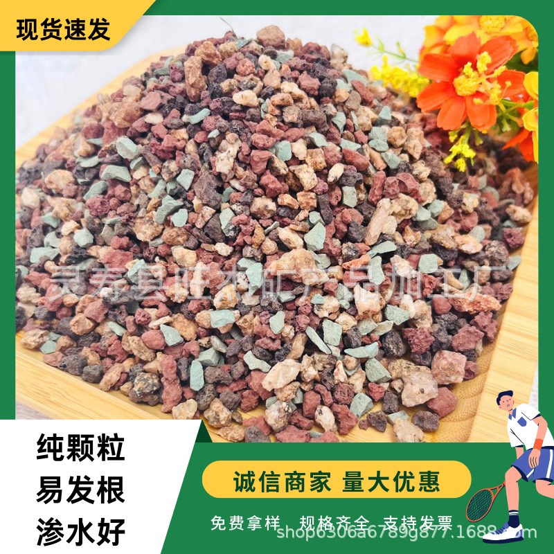 虹彩石多肉种植纯颗粒土盆栽园艺铺面石兰T花种植用营养土