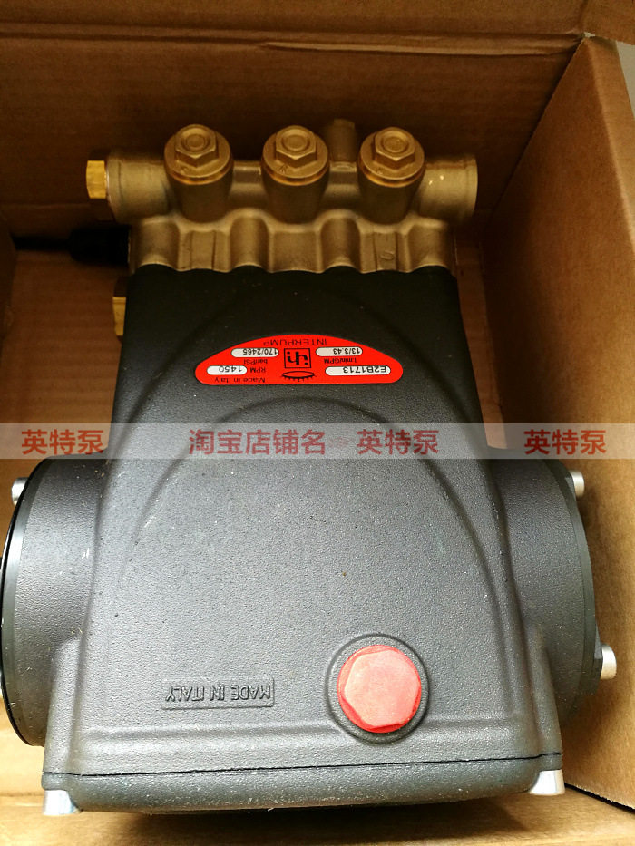 INTERPUMP造雾加湿园林景观喷淋洗车机高压柱塞泵E2B1713|RPM1450