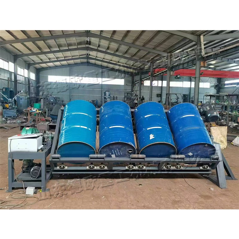 半自动油桶d清洗机 油站铁通塑料桶洗桶机 化工厂油桶内部清污机