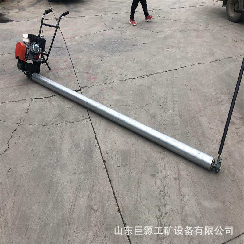 汽油混凝土路面单轴滚平机电动整平机使用方便滚轮式单轴滚平机