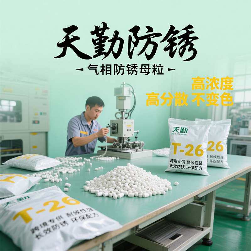 专业生产防锈膜防锈袋绿色环保五金电子VCI气相防锈母粒