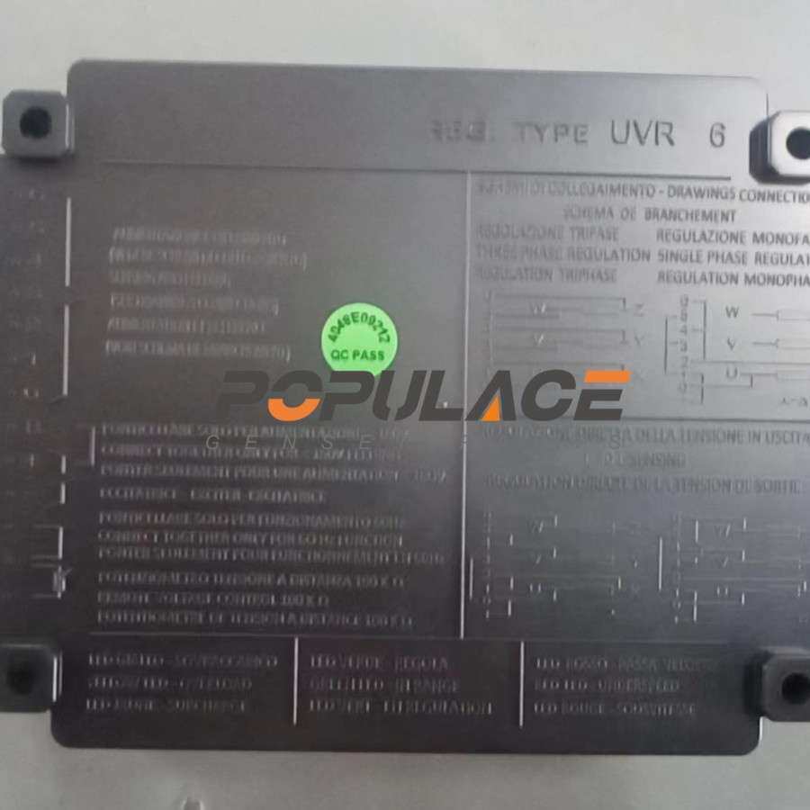 UVR6柴油发电机AVR美ao迪调压板自动电压调节器电子汽油机稳压器