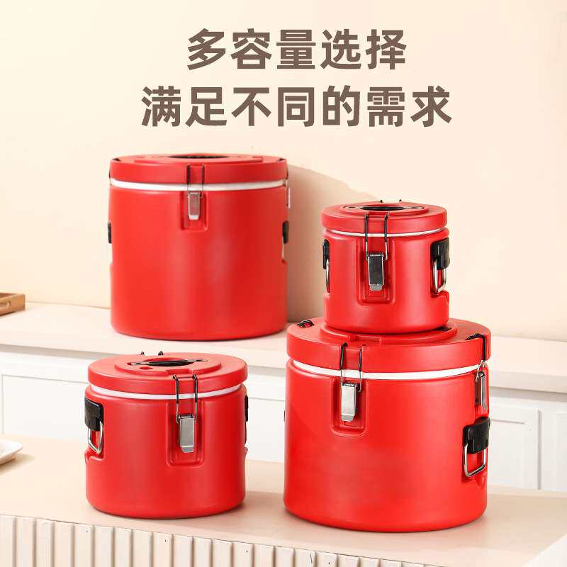 不锈钢保温桶可拆卸食堂饭桶商用金汤热卤桶摆摊大容量早餐粥桶