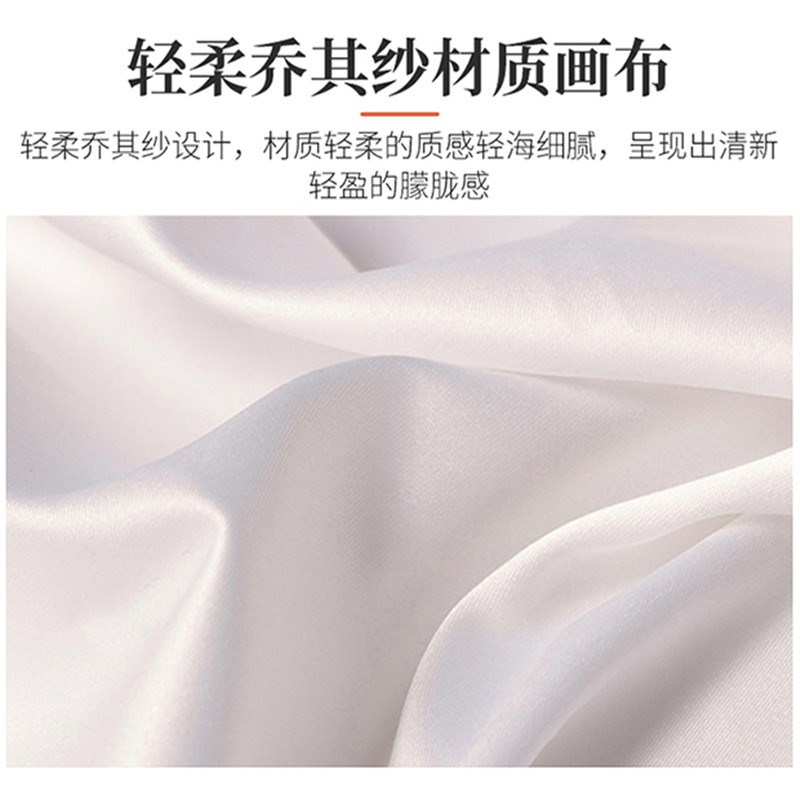 中式简易屏风隔断墙折屏r客厅卧室遮挡简约现代折叠移动布家用屏