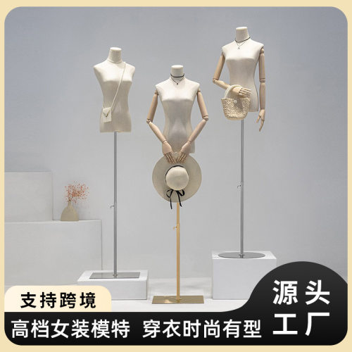 服装店模特道具女全身女装店衣架人台半身人偶橱窗陈列模特展示架