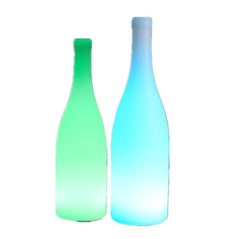 LED七彩遥控充电发光r大酒瓶灯餐厅装饰桌灯酒吧摆件创意酒瓶夜灯