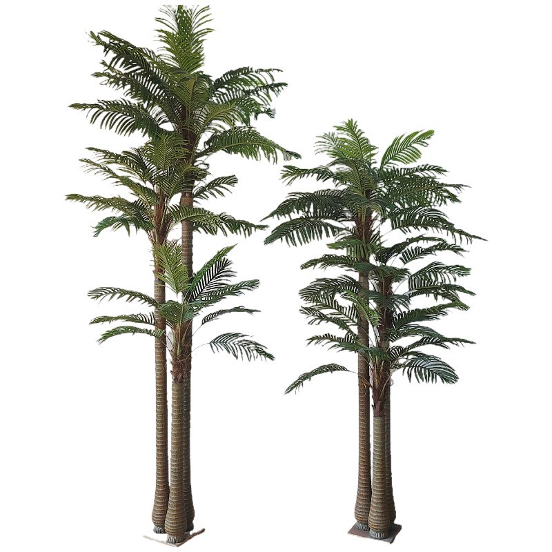 绿植假树c植物盆栽塑料花大型落地客厅装饰盆景仿真多杆宝瓶椰子