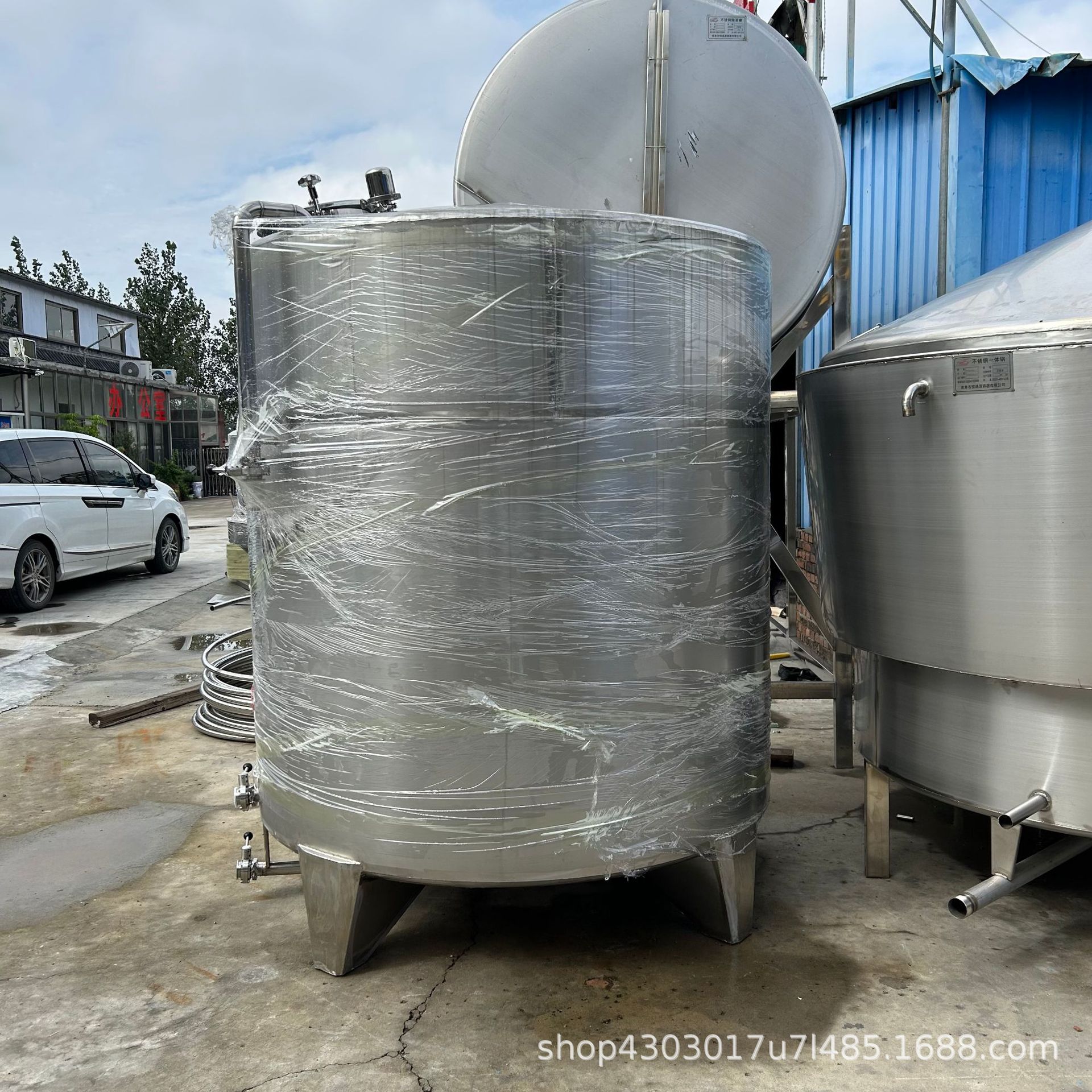 不锈钢5立方储水罐 304工业用水储蓄罐 立式液体储存容器 来图定