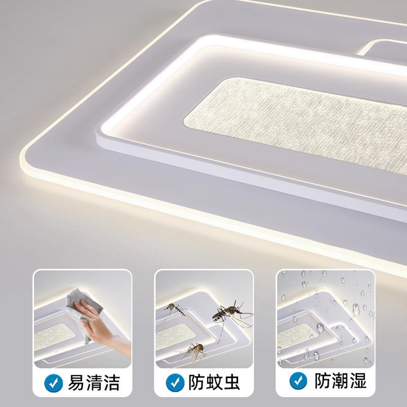 新款客厅灯大气简约现代吸顶灯卧室餐厅灯饰全屋灯具组合套装大灯