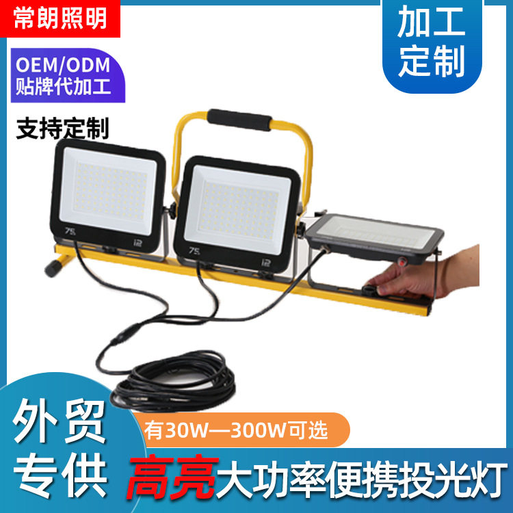 应急市电LED投光灯户外强光